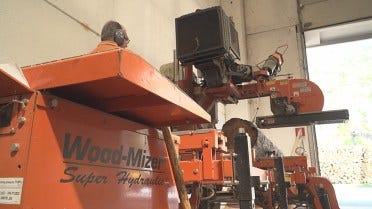 The LT40 Wood-Mizer sawmill helps to rebuild forest after the wildfire in Italy